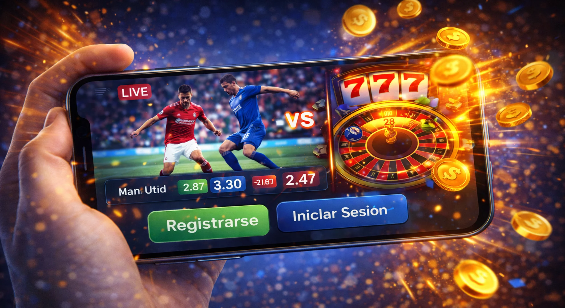 Apuestas y Juegos desde la App