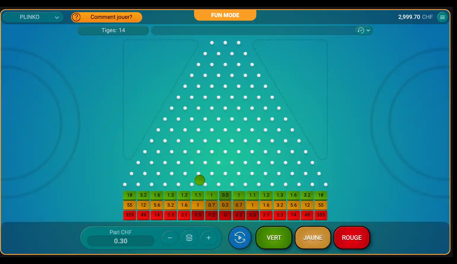 1win plinko
